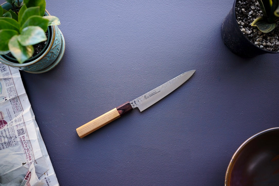 Sakai Takayuki 33 Layer Damascus Wa Petty 150mm - Thecooksedges