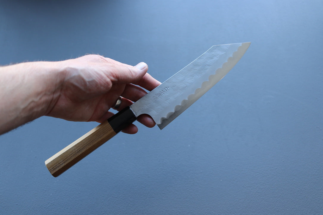 Nigara Hamono AS Tsuchime Bunka 180mm - Thecooksedges
