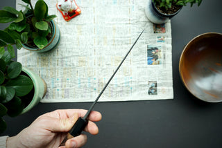 Shinkiro AS Damascus Kurouchi Tsuchime Gyuto 210mm - Thecooksedges