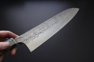 Yu Kurosaki Raijin gyuto 240mm custom handle - Thecooksedges
