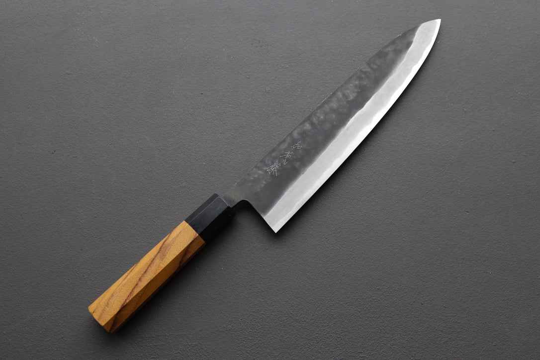 Kamo Shiro AS Kurouchi Gyuto 240mm - Thecooksedges