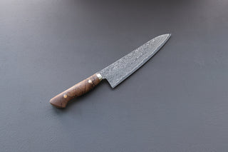 Shigeki Tanaka R2 Damascus  Gyuto 210mm Western Handle - Thecooksedges