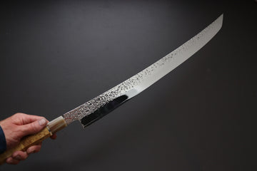Yu Kurosaki R2 Shizuku  Sakimura Sujihiki 450mm - Thecooksedges