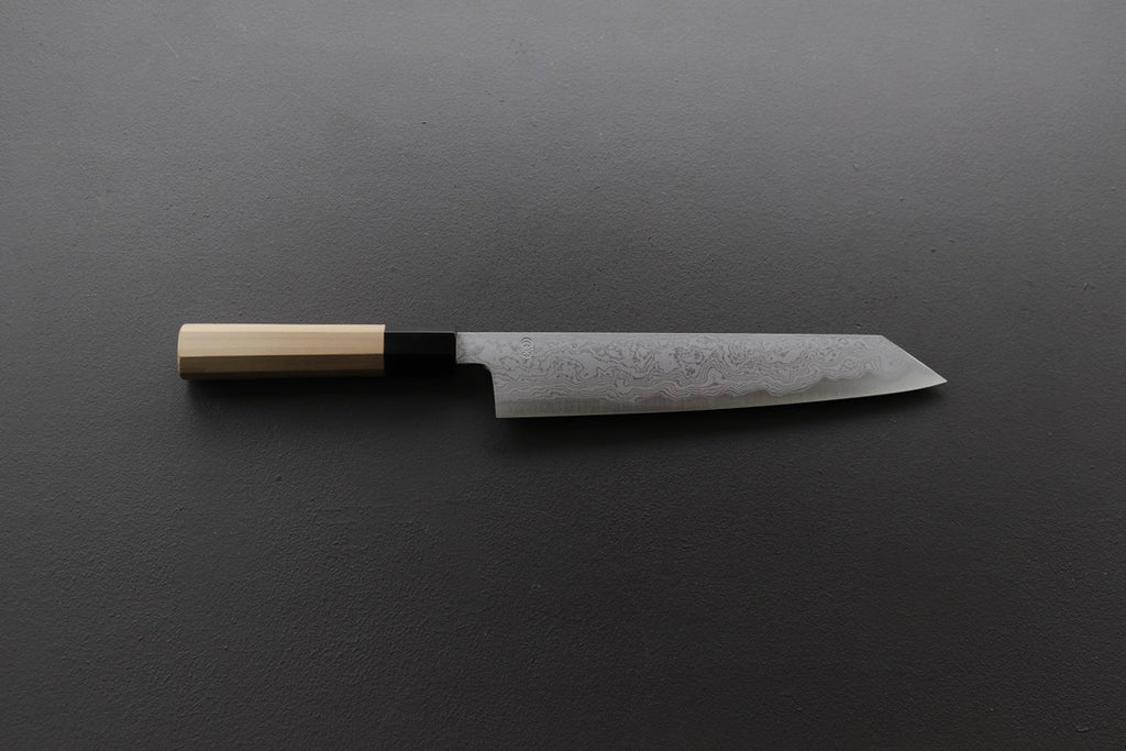 Sakai Kikumori Kikuzuki UZU Kiritsuke Gyuto 240mm - Thecooksedges