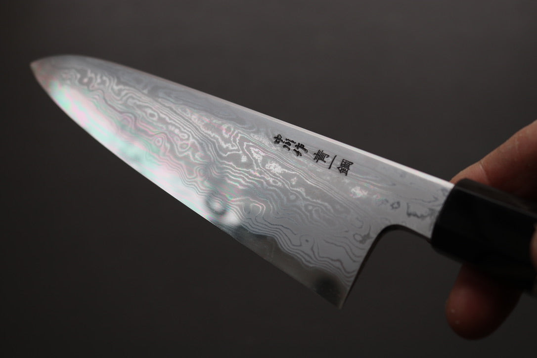 Nakagawa x Myojin Blue #1 Damascus Gyuto 210mm - Thecooksedges