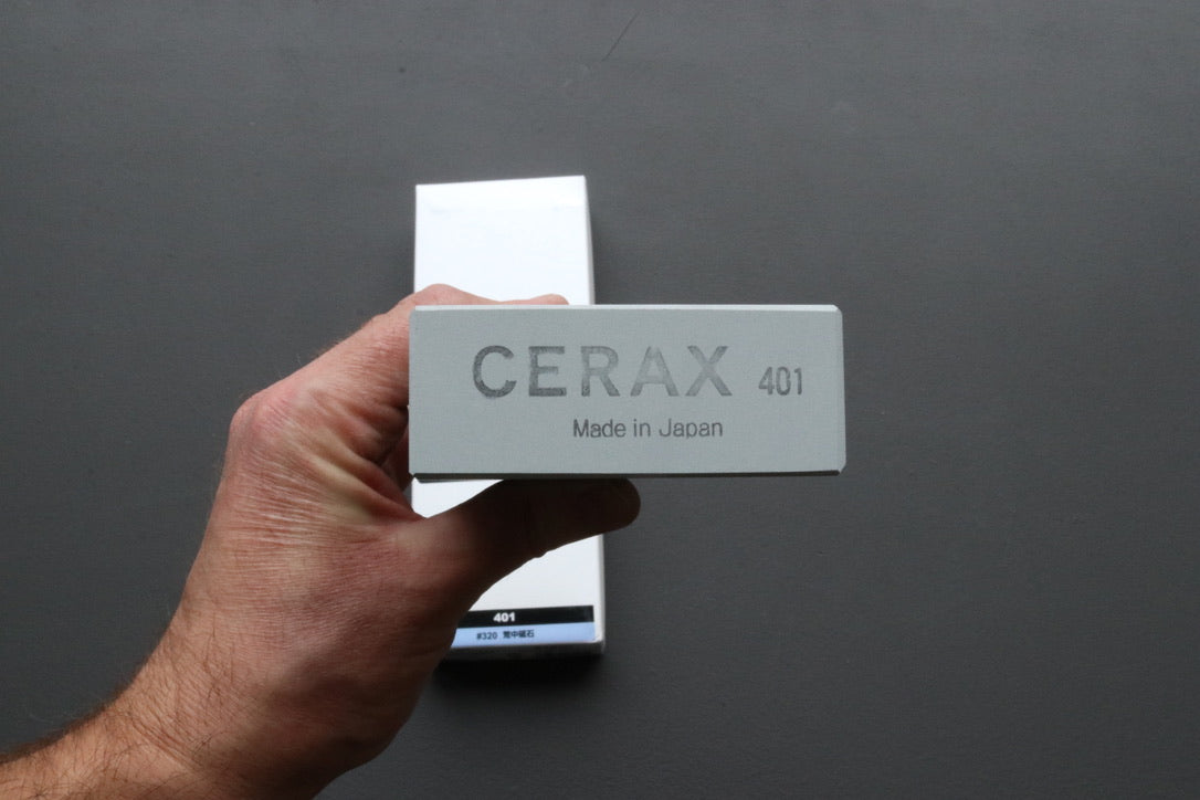 Suehiro Cerax 320 Grit 205×73×50mm - Thecooksedges