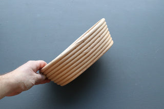 European Banneton, Bread Proofing Baskets, Natural Rattan, Oval - Thecooksedges