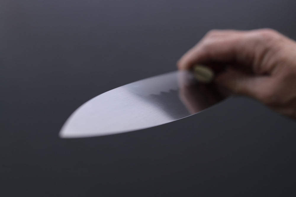 Yoshikazu Ikeda White#3 Namiukashi Gyuto 210mm - Thecooksedges