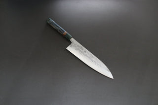 Sakai Kikumori Nashiji Gyuto 240mm Custom Handle - Thecooksedges