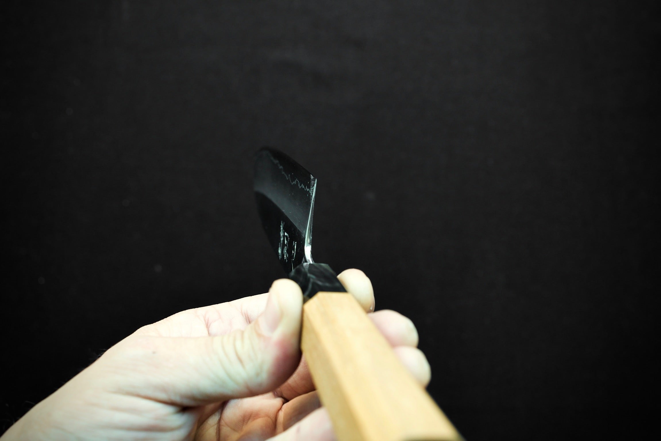 Nakagawa Hamono Ginsan Santoku 180mm - Thecooksedges