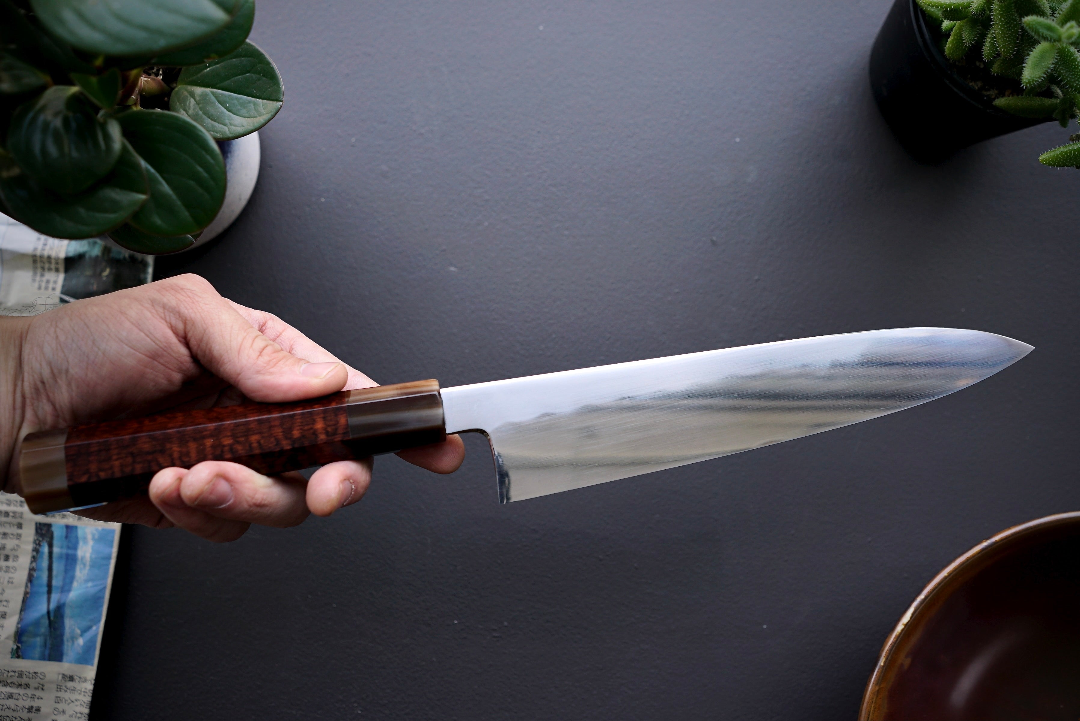 Satoshi Nakagawa Blue#2 Honyaki Gyuto 240mm - Thecooksedges