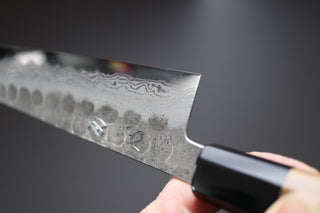 Hatsukokoro Inazuma AS Damascus Kiritsuke 210mm - Thecooksedges