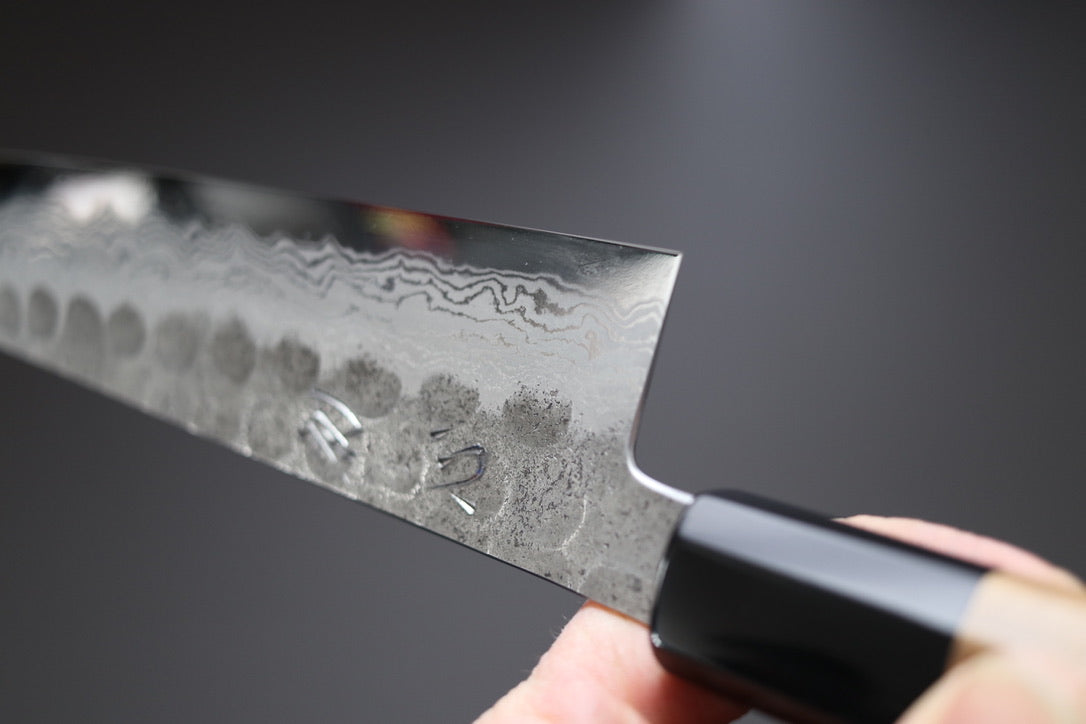 Hatsukokoro Inazuma AS Damascus Kiritsuke 240mm - Thecooksedges