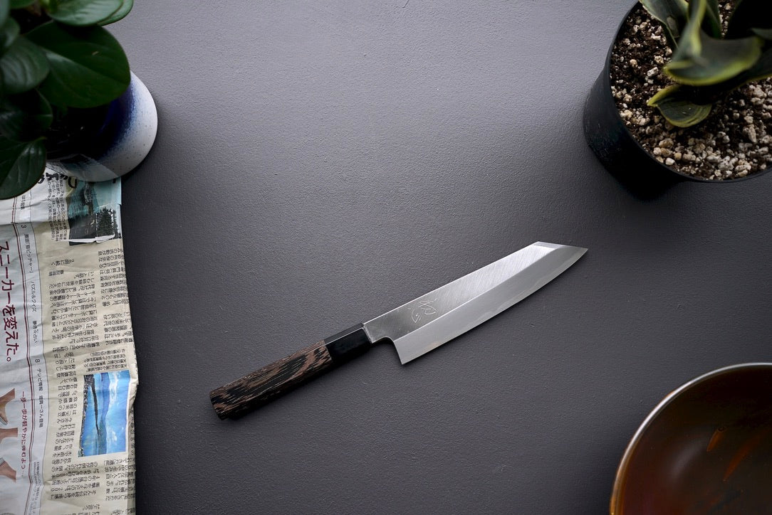 Hatsukokoro Shirasagi Single Bevel Kiritsuke 195mm - Thecooksedges