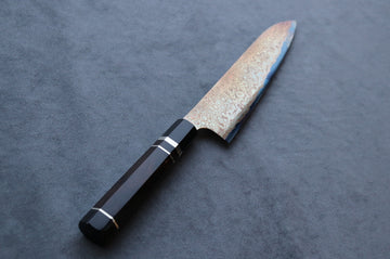 Nigara Hamono Aogami #2 Rainbow Damascus Gyuto 240mm - Thecooksedges