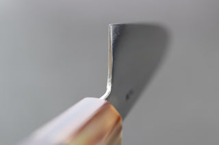 Yoshikazu Ikeda Oil Quenched Honyaki White #3 Gyuto 240mm - Thecooksedges