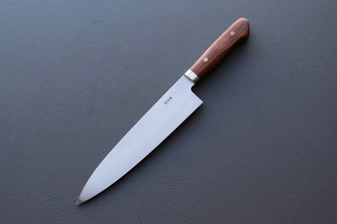 Yoshikazu Ikeda White#3 Namiukashi Gyuto 210mm - Thecooksedges