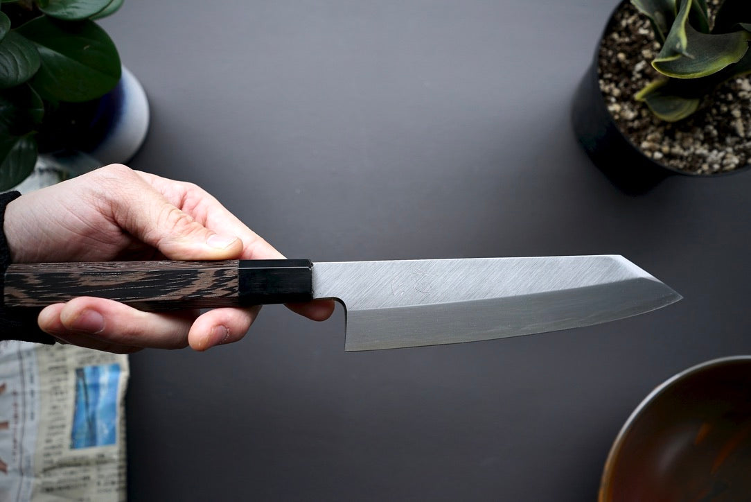 Hatsukokoro Shirasagi Single Bevel Kiritsuke 195mm - Thecooksedges