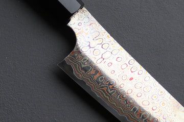 Nigara Hamono Aogami #2 Rainbow Damascus Kiritsuke Gyuto 240mm - Thecooksedges