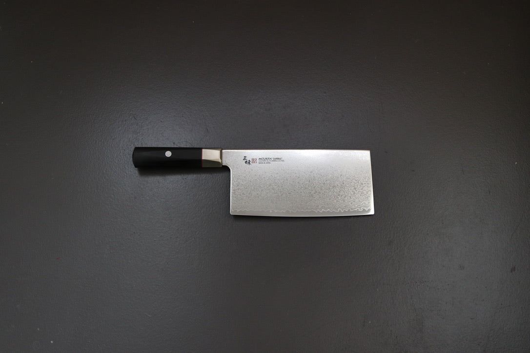 Mcusta Zanmai VG10 Damascus Chuka Bocho 180mm - Thecooksedges