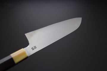 Sukenari ZDP189 Migaki Santoku 180mm w/Ebony Handle - Thecooksedges