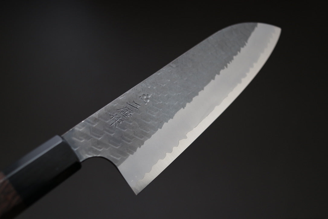 Nigara Hamono Kurouchi SG2 Santoku 180mm - Thecooksedges