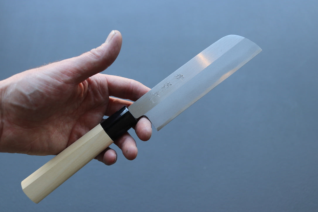 Sakai Kikumori Kawamuki Peeling Knife 135mm - Thecooksedges