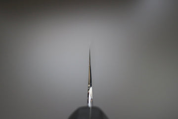 Sakai Kikumori x Yoshikazu Tanaka Blue Damascus Kiritsuke 210mm - Thecooksedges