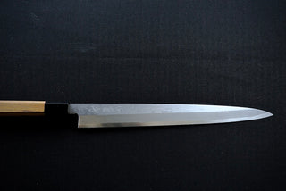 Sakai Kikumori White#1 Damascus Yanagiba 300mm - Thecooksedges