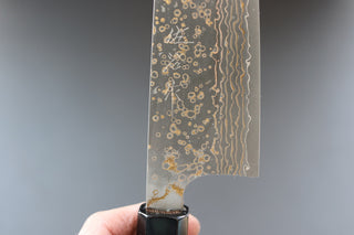 Takeshi Saji VG10 Damascus Bunka 165mm - Thecooksedges