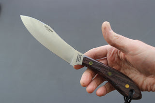 Grohmann #4 Survival Flat Grind W/Rosewood Handle - Thecooksedges