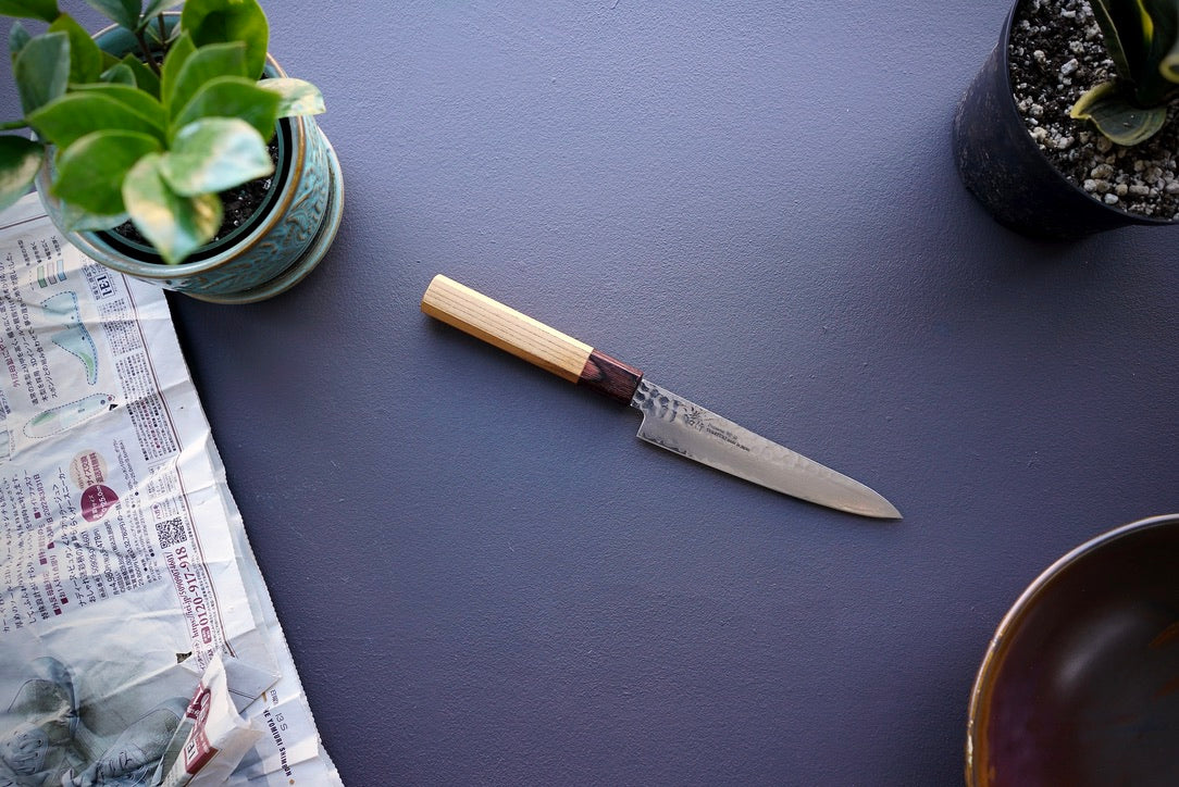 Sakai Takayuki 33 Layer Damascus Wa Petty 150mm - Thecooksedges