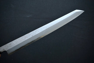 Sakai Kikumori White#1 Damascus Kiritsuke Yanagiba 300mm - Thecooksedges