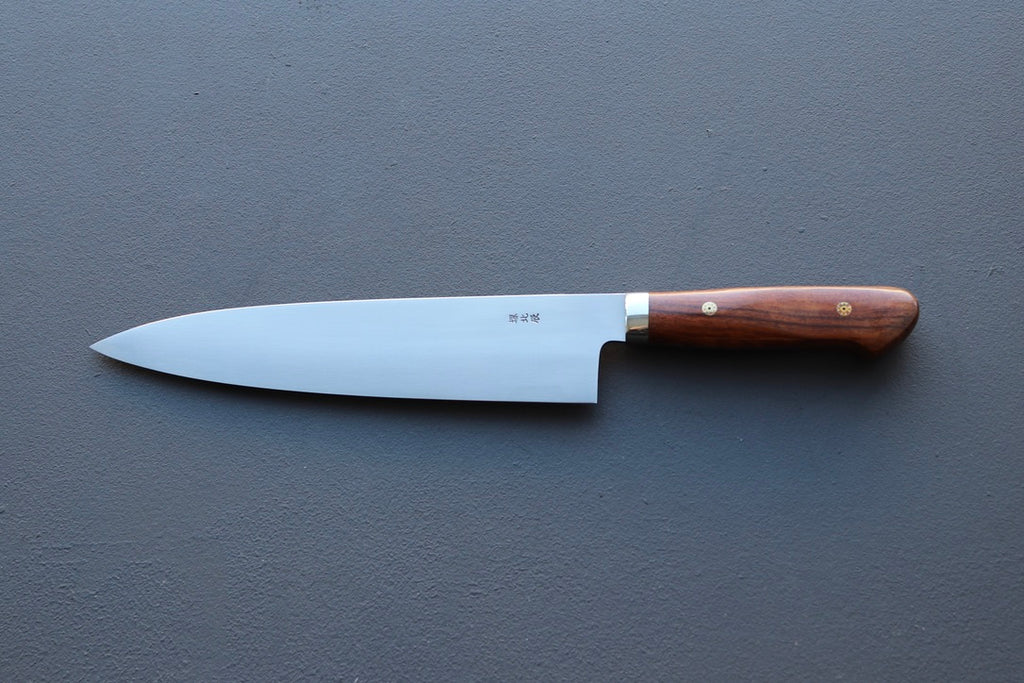 Yoshikazu Ikeda White#3 Namiukashi Gyuto 210mm - Thecooksedges