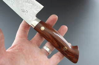 Yoshihiro Yauji Blue #2 Damascus Kiritsuke Gyuto 180mm - Thecooksedges
