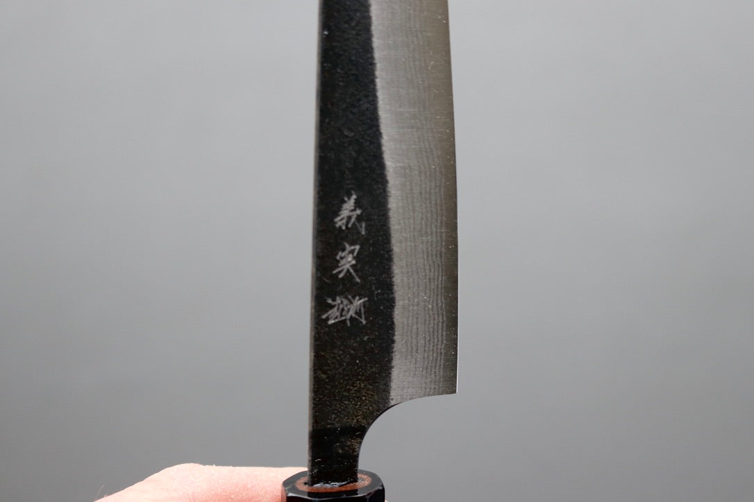 Yoshimi Kato Damascus Kurouchi AS Petty 150mm - Thecooksedges