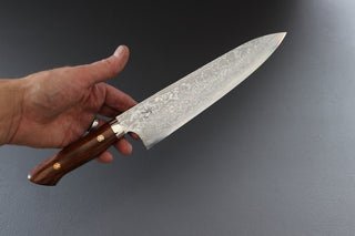 Yoshihiro Yauji Blue #2 Damascus Gyuto 210mm - Thecooksedges