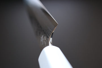 Yauji Yoshihiro Damascus Yanagiba 300mm - Thecooksedges