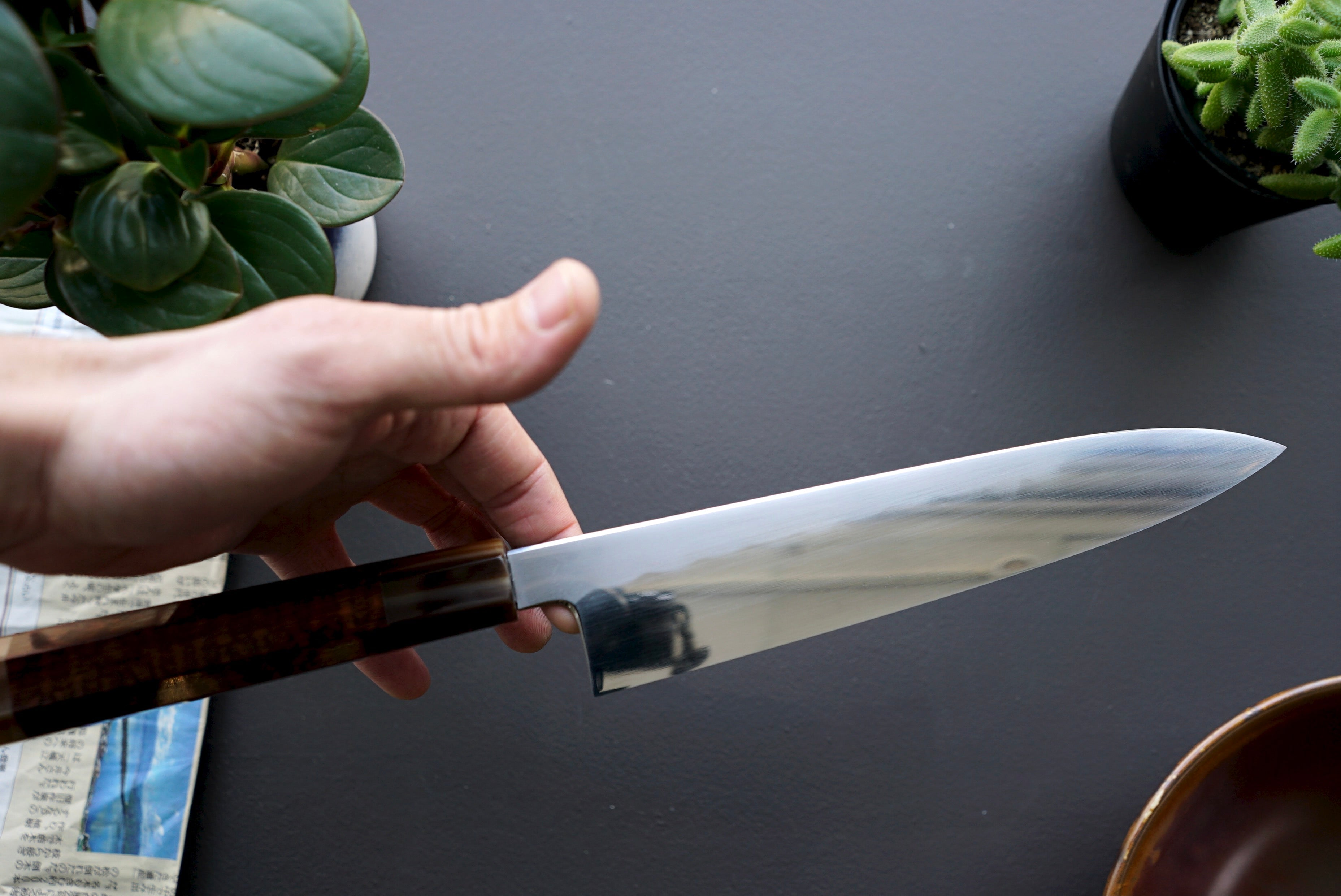 Satoshi Nakagawa Blue#2 Honyaki Gyuto 240mm - Thecooksedges