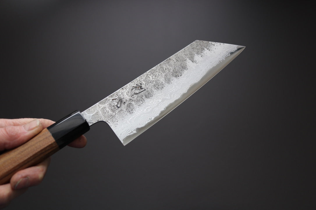 Hatsukokoro Inazuma AS Damascus Bunka 180mm - Thecooksedges