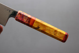 Sukenari SG2 Damascus Gyuto 210mm w/Custom Handle - Thecooksedges