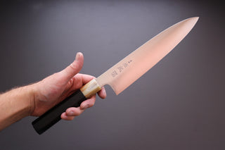 Sukenari ZDP189 Migaki Gyuto 240mm w/Ebony Handle - Thecooksedges