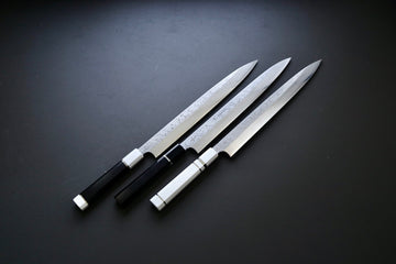 Yauji Yoshihiro Damascus Yanagiba 300mm - Thecooksedges