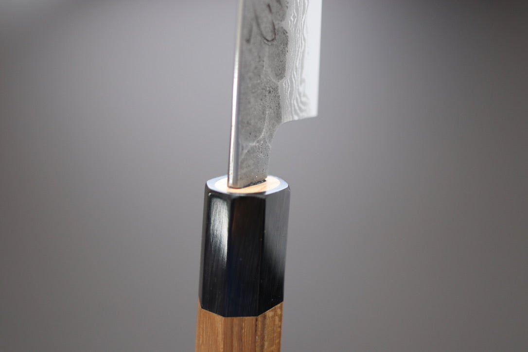 Hatsukokoro Inazuma AS Damascus Petty 150mm - Thecooksedges