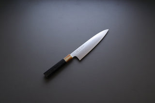 Sukenari ZDP189 Migaki Gyuto 200mm w/Ebony Handle - Thecooksedges