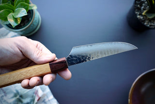 Sakai Takayuki 33 Layer Damascus Wa Steak Knife 120mm - Thecooksedges