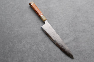 Hatsukokoro Hyomon Damascus Gyuto 240mm - Thecooksedges