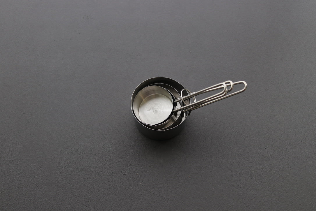 Stainless Steel Measuring cups w/ Wire Handles - Thecooksedges