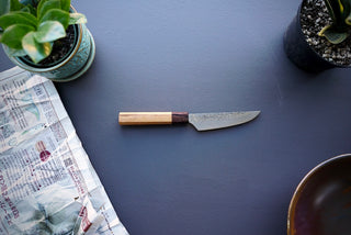 Sakai Takayuki 33 Layer Damascus Wa Steak Knife 120mm - Thecooksedges
