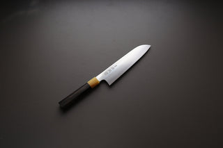 Sukenari ZDP189 Migaki Santoku 180mm w/Ebony Handle - Thecooksedges